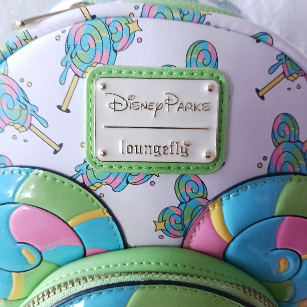 Loungefly × Disney Parks Disney Eats Mickey Mouse Lollipop Mini Backpack - Picture 3 of 14